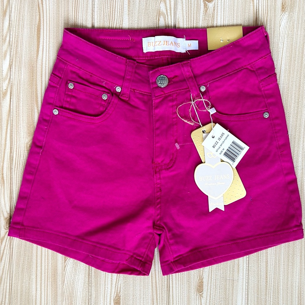 Pink Denim Shorts Girls size M / 14